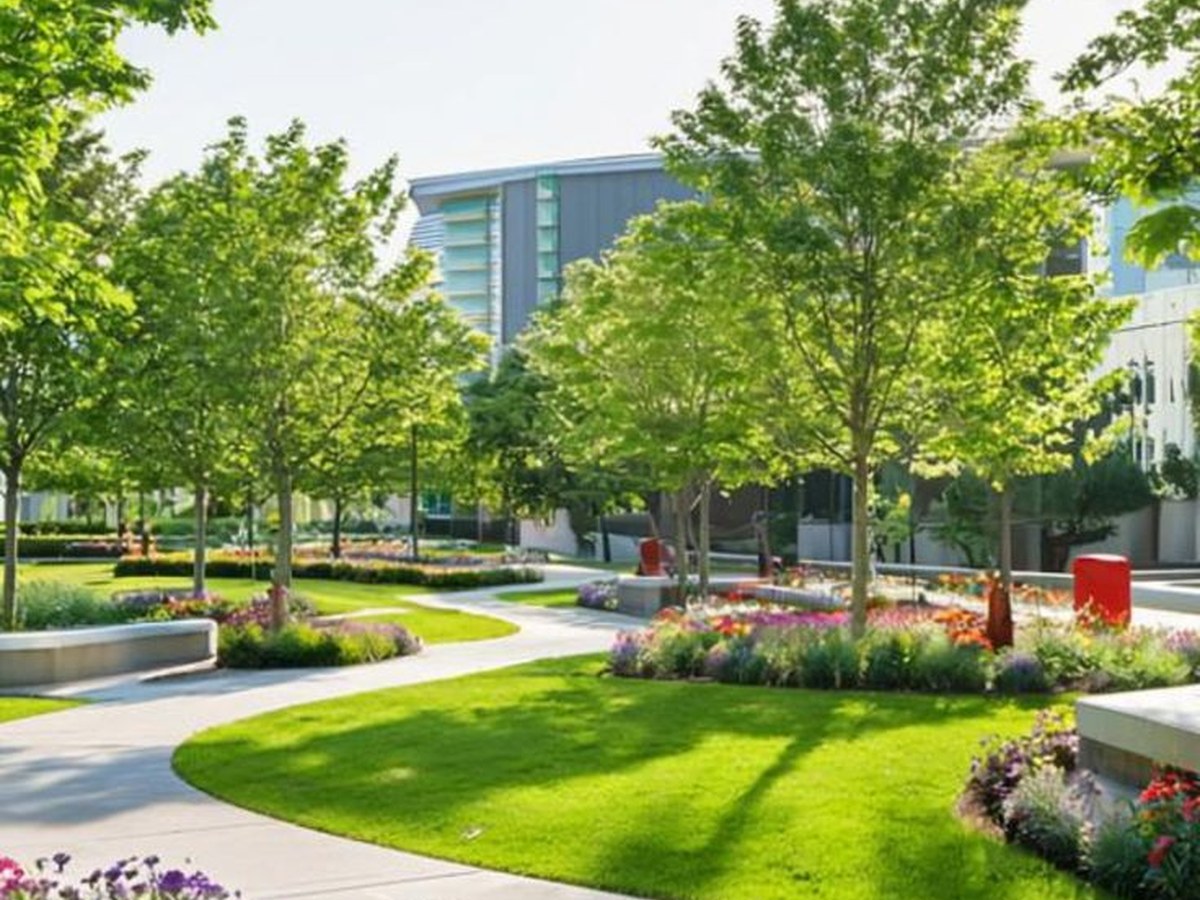 IT park landscaping project photo one
